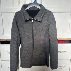 lululemon athletica Men's Heather Charcoal Zip-Up Jacket